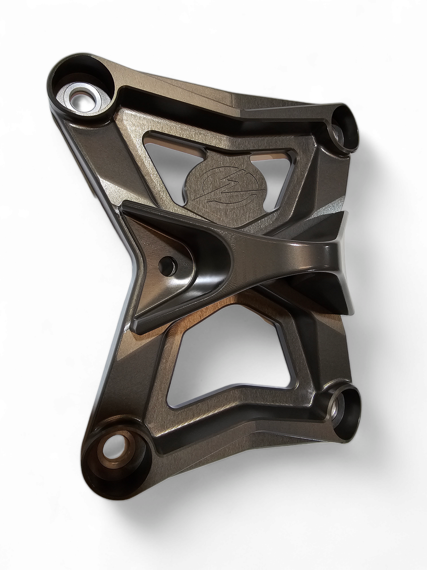 Polaris RZR Pro XP Radius Rod Plate with Tow Hook (Gunmetal)