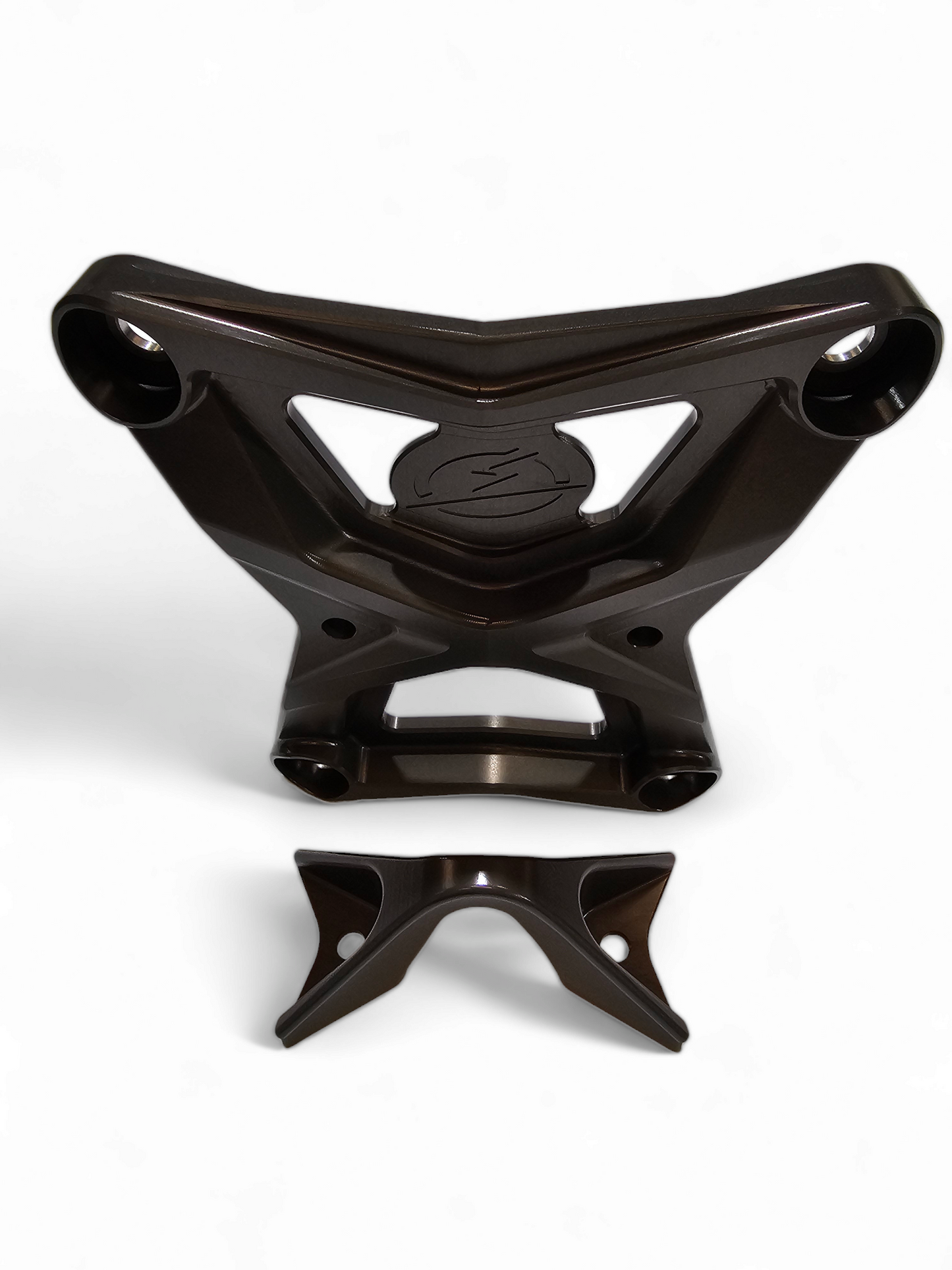 Polaris RZR Pro XP Radius Rod Plate with Tow Hook (Gunmetal)