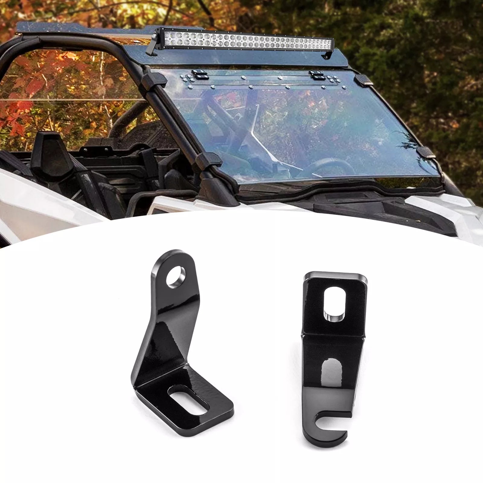 Polaris RZR Pro XP / Turbo R 32" LED Light Bar Mounting Brackets GGLighting