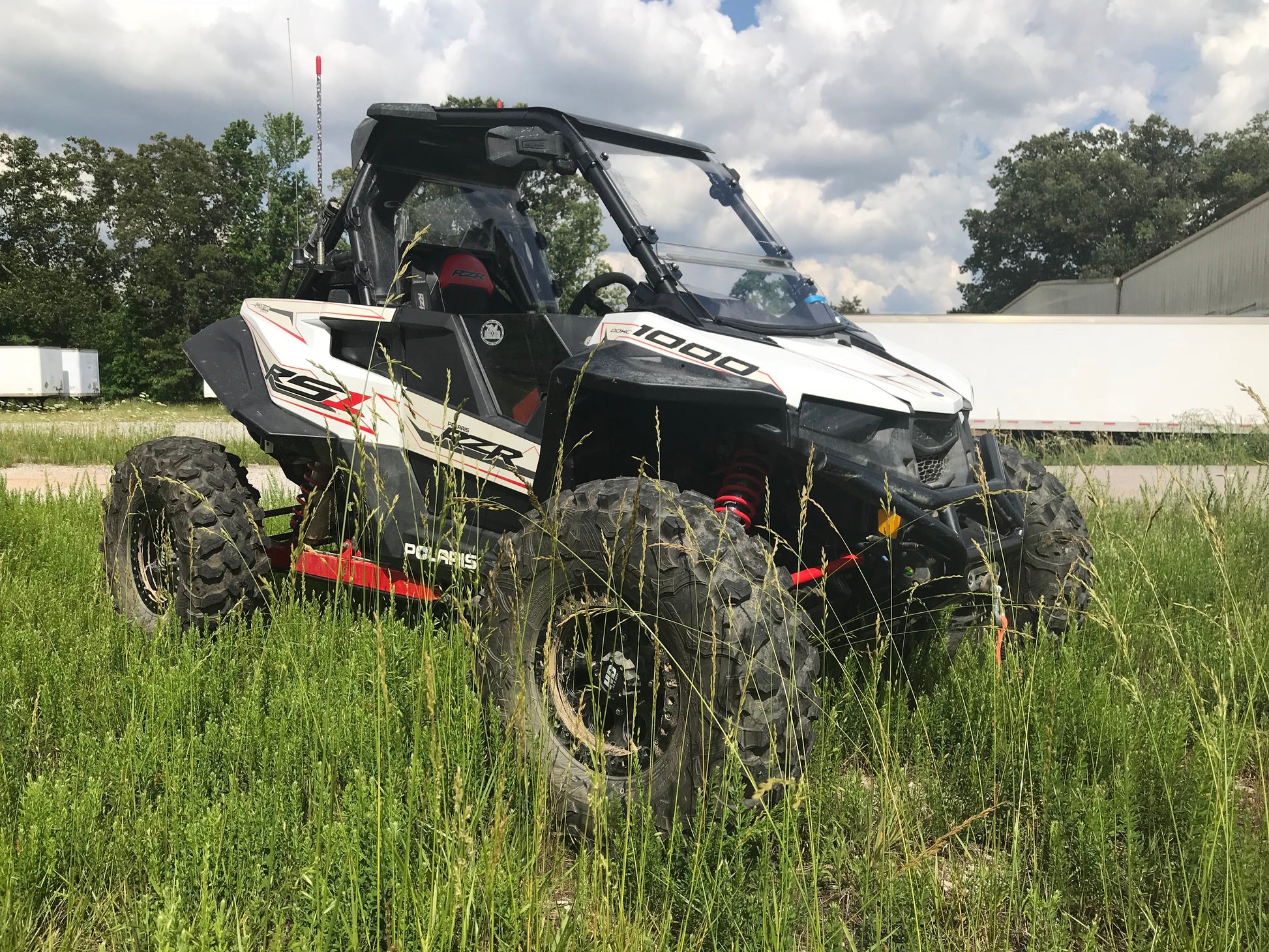 Polaris RZR RS1 CoolFlo Windshield with Fast Clamps Trail Armor