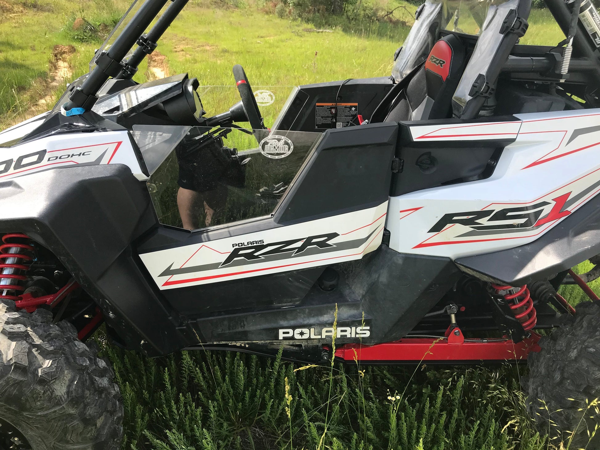 Polaris RZR RS1 CoolFlo Windshield with Fast Clamps Trail Armor
