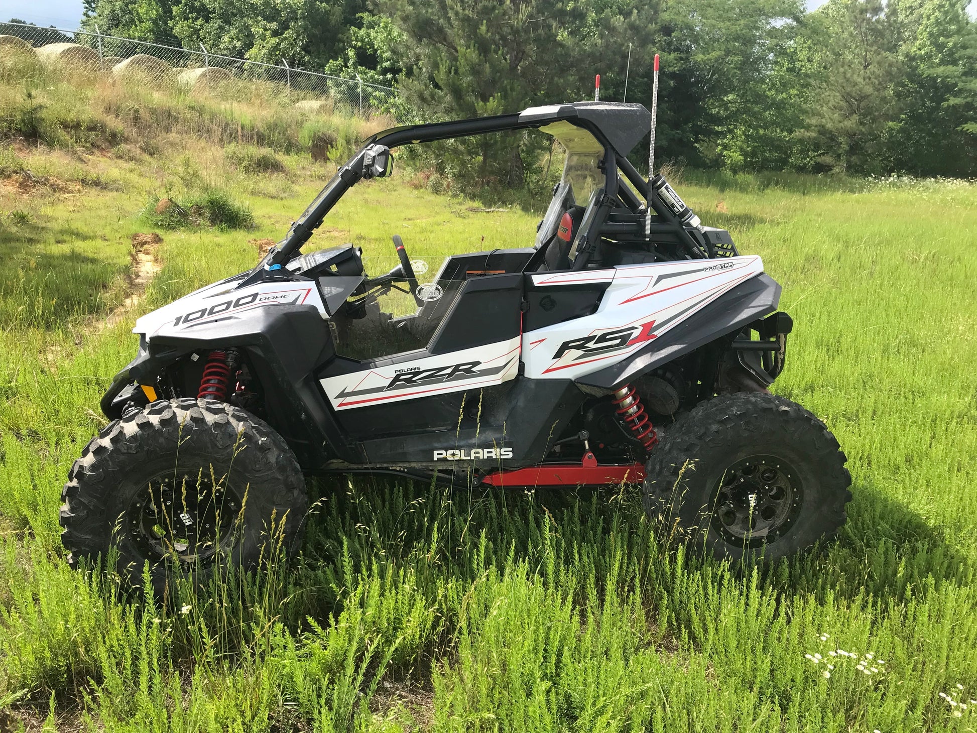 Polaris RZR RS1 CoolFlo Windshield with Fast Clamps Trail Armor