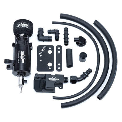Polaris RZR Turbo Air/Oil Separator Catch Can Kit Evolution Powersports
