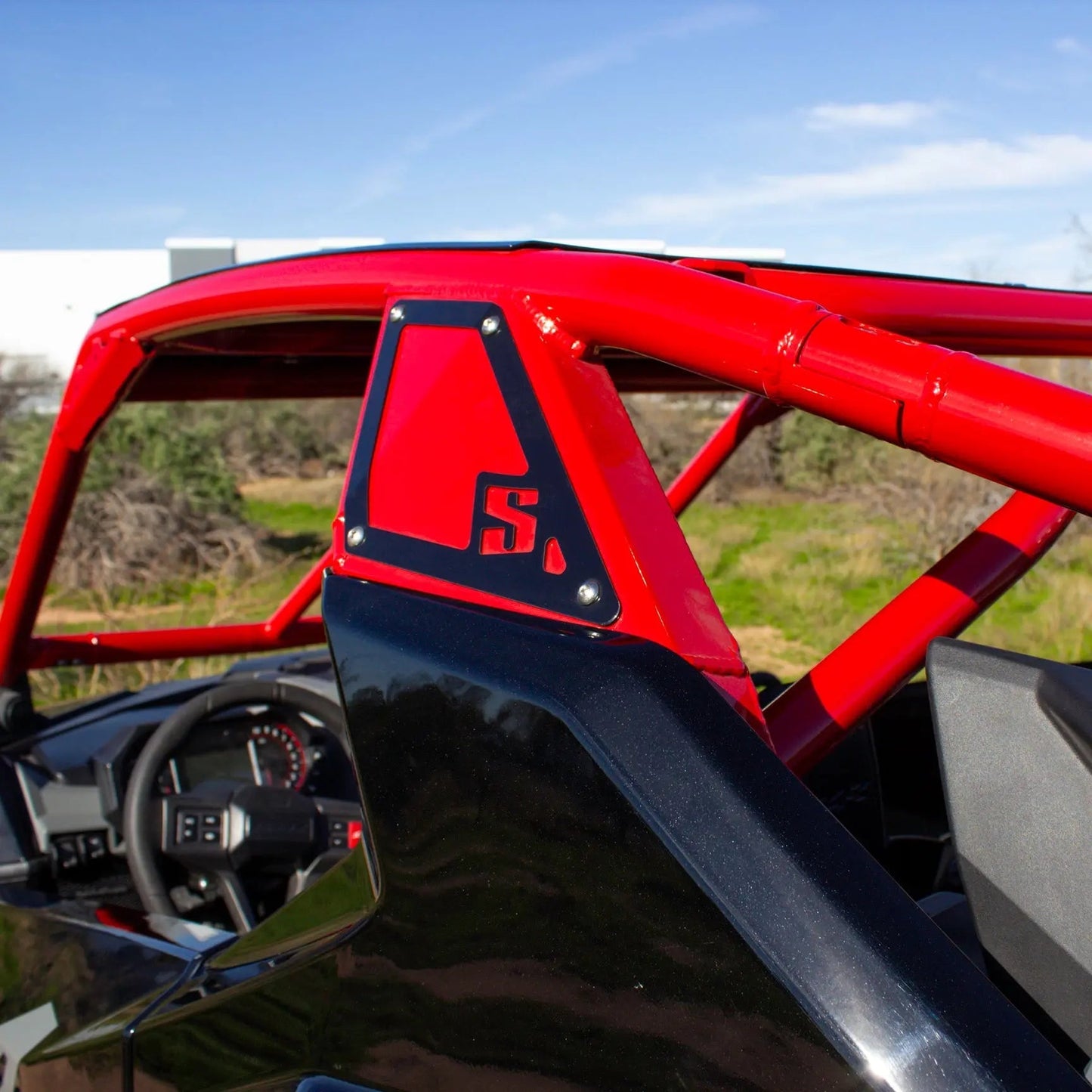 Polaris RZR Turbo R (2022-2024) Shorty Cage Logo Close Up