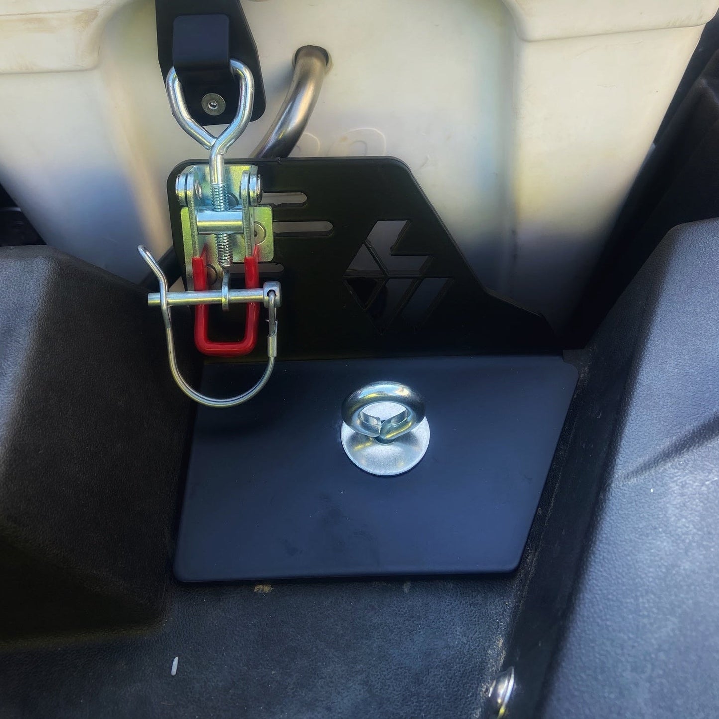 Polaris RZR Turbo S Cooler Mount L&W Fab