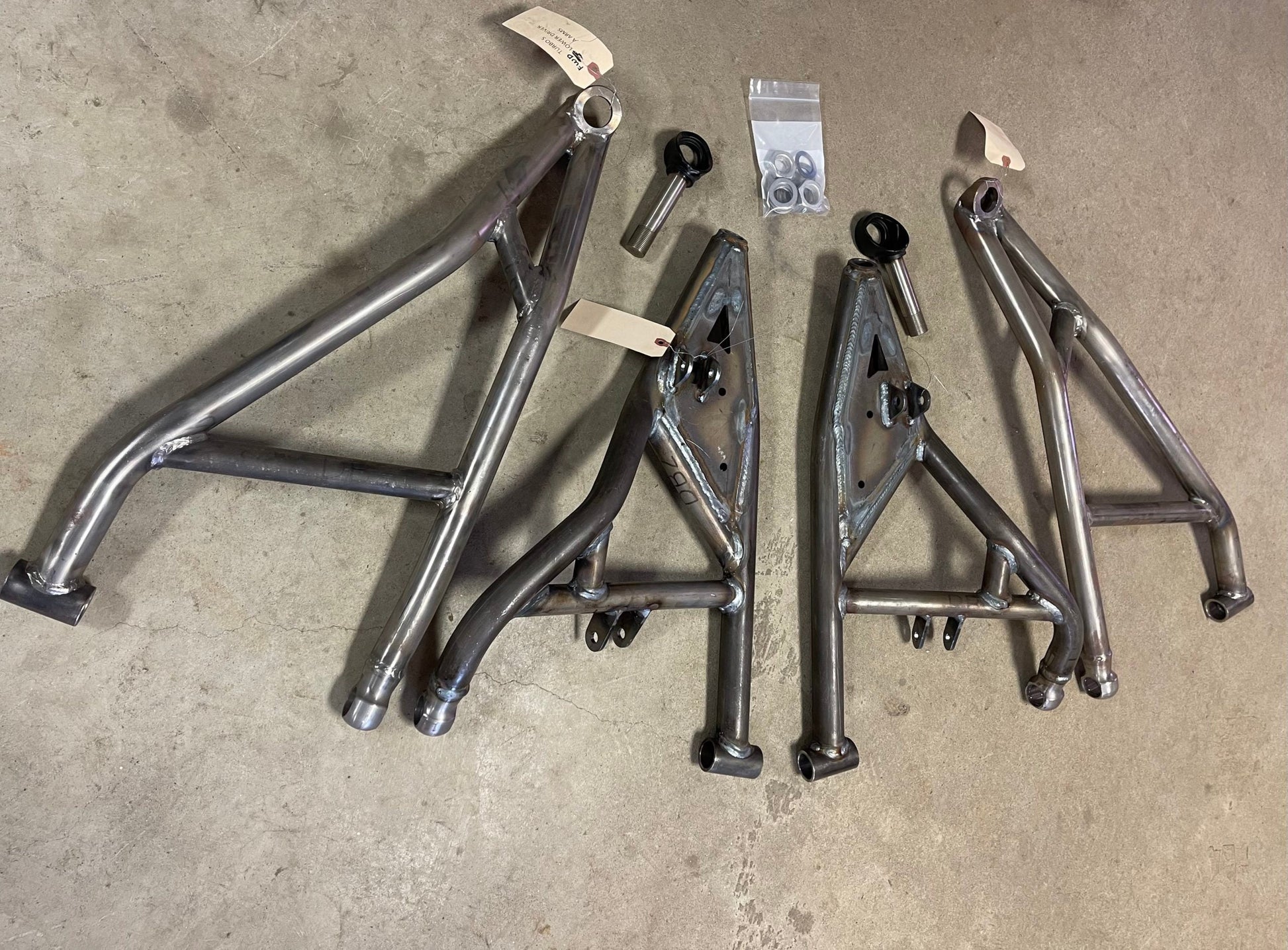 Polaris RZR Turbo S Forward Offset A-Arms L&W Fab