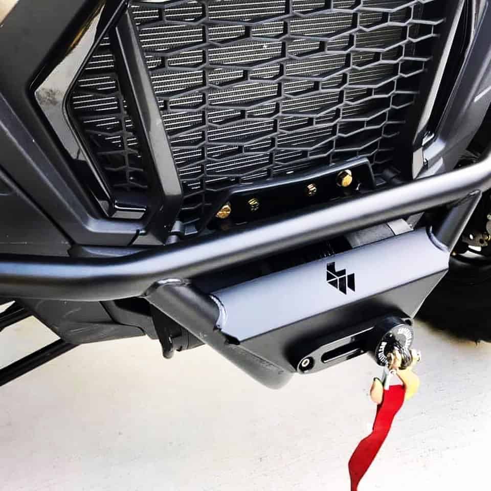Polaris RZR Turbo S Race Style Winch Bumper L&W Fab