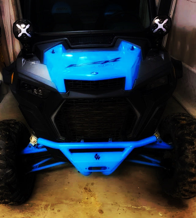 Polaris RZR Turbo S Race Style Winch Bumper L&W Fab