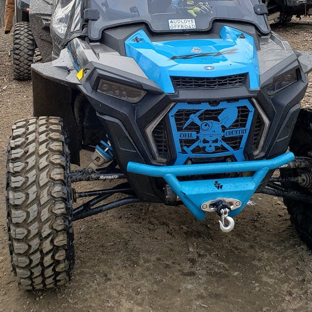 Polaris RZR Turbo S Race Style Winch Bumper L&W Fab
