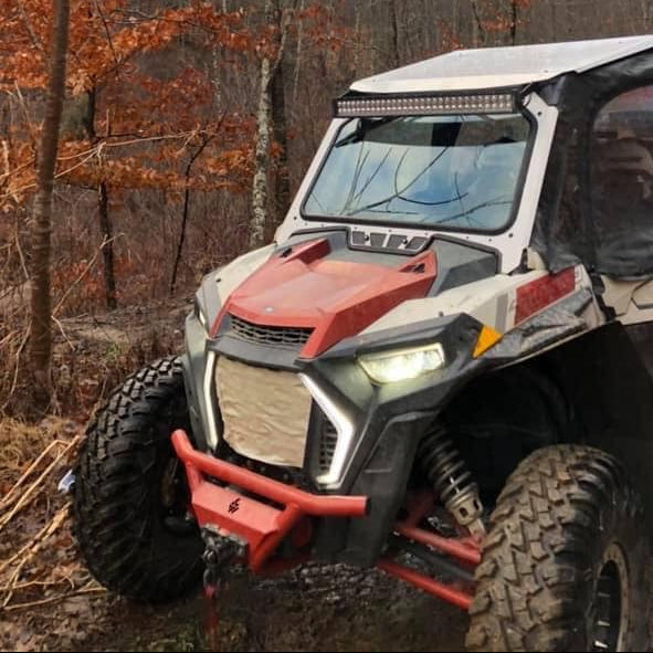 Polaris RZR Turbo S Race Style Winch Bumper L&W Fab