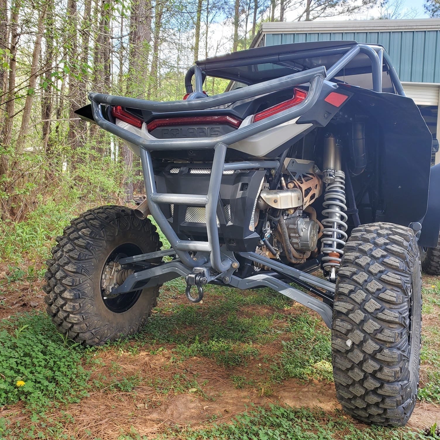 Polaris RZR Turbo S Rear Bumper L&W Fab