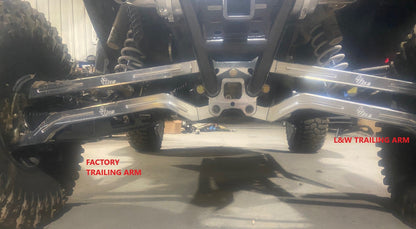 Polaris RZR Turbo S Steel High Clearance Trailing Arms L&W Fab