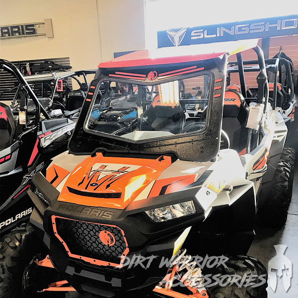 Polaris RZR XP 1000 / Turbo (2014-2018) Front Windshield Dirt Warrior Accessories