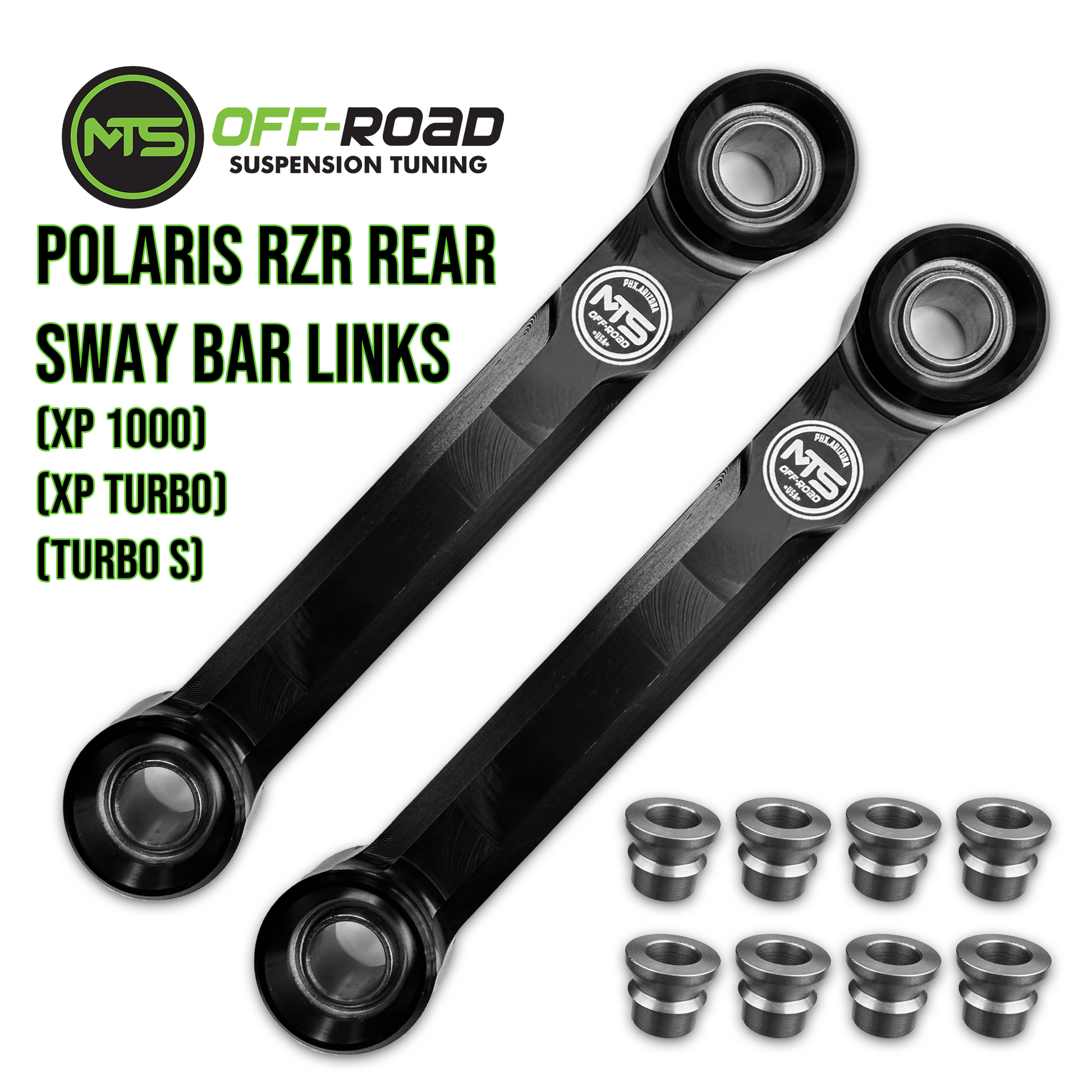 Polaris RZR XP 1000 / Turbo / Turbo S Rear Sway Bar End Links MTS Off-Road