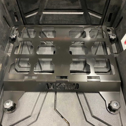 POLARIS RZR Packout Mount Short by AJK Offroad Installed with no packs