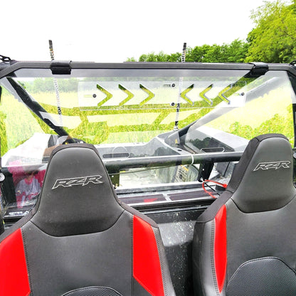 Polaris RZR XP UTV Rear Windshield Installed View | 3 Star UTV