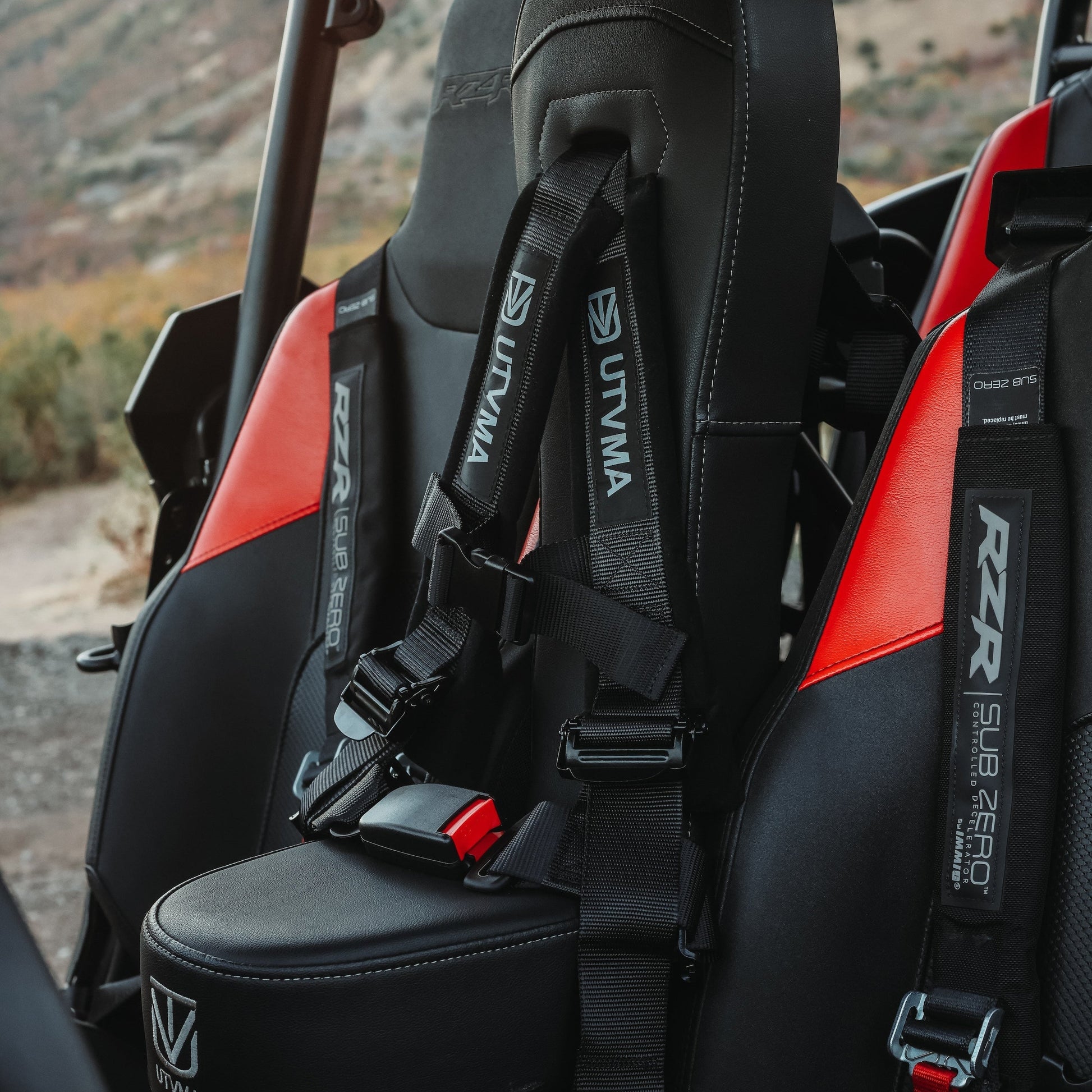 Polaris RZR XP (2024+) Rear Bump Seat with Harness UTVMA