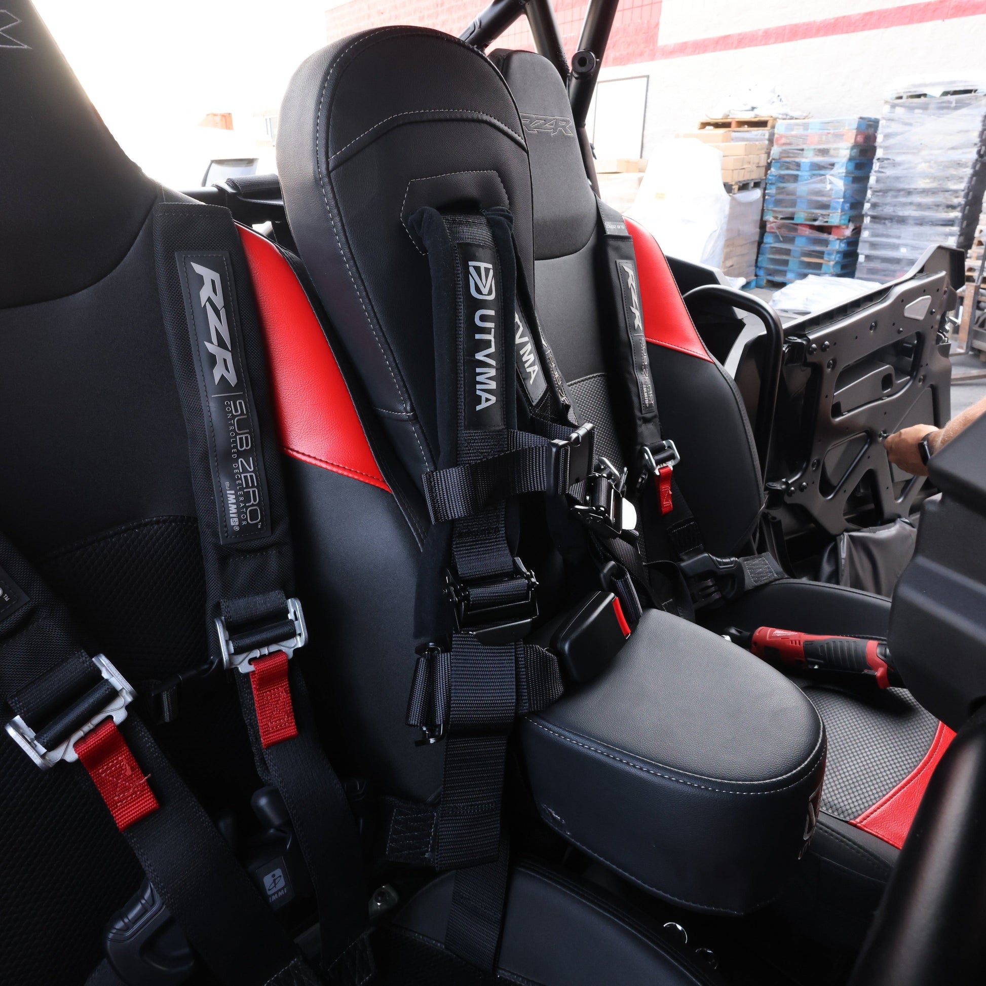 Polaris RZR XP (2024+) Rear Bump Seat with Harness UTVMA