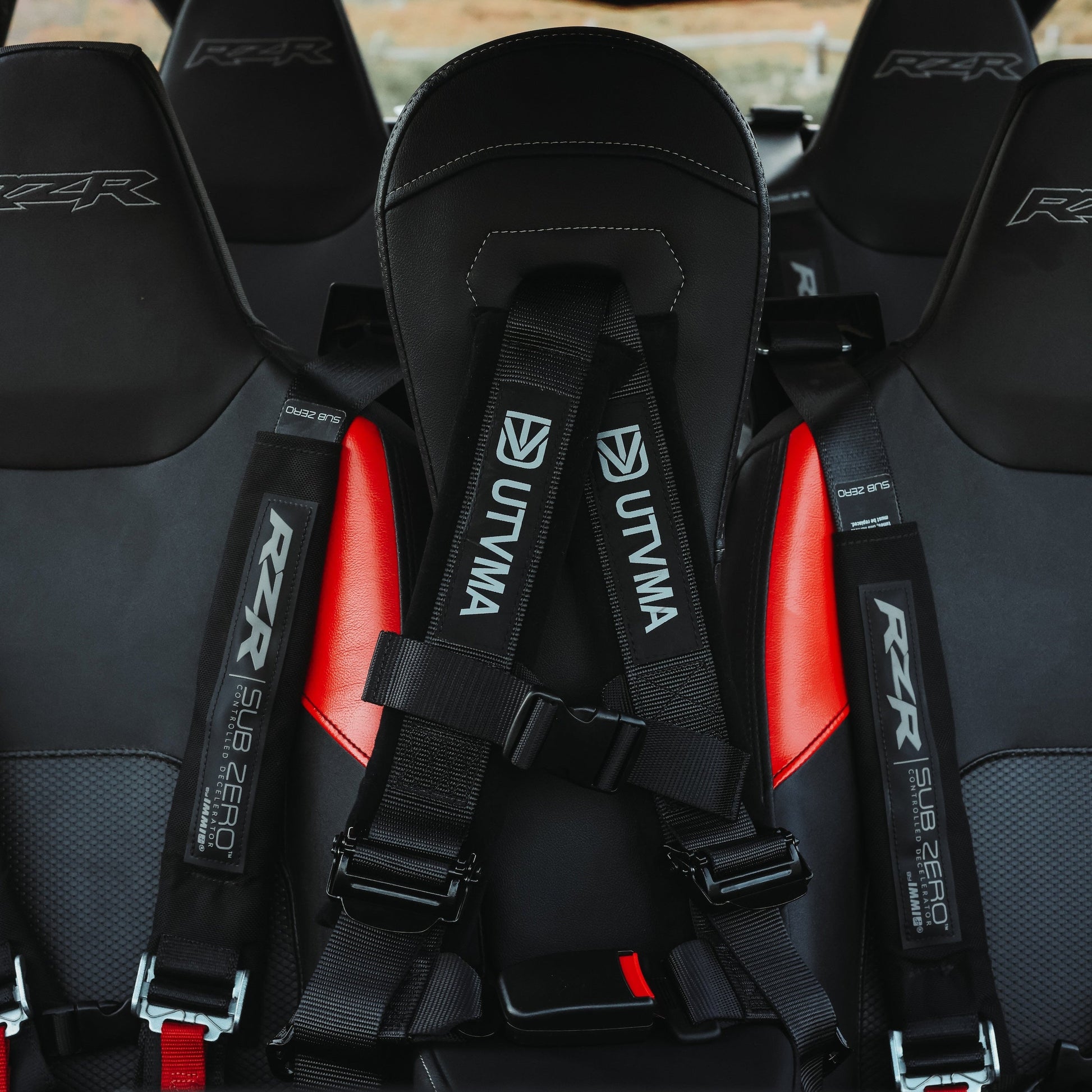 Polaris RZR XP (2024+) Rear Bump Seat with Harness UTVMA