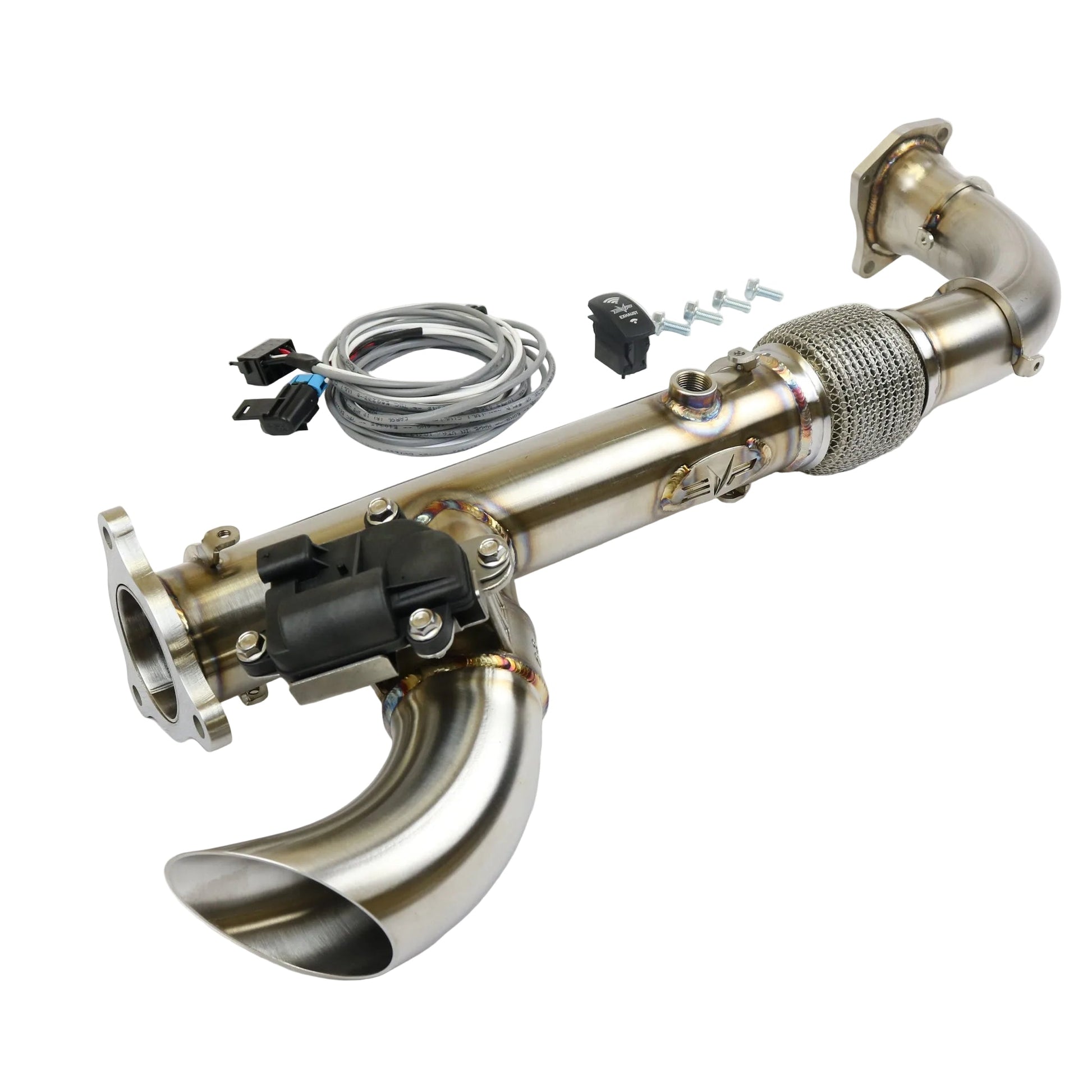 Polaris RZR XP Turbo / Turbo S Shocker Electric Side Dump Exhaust Evolution Powersports