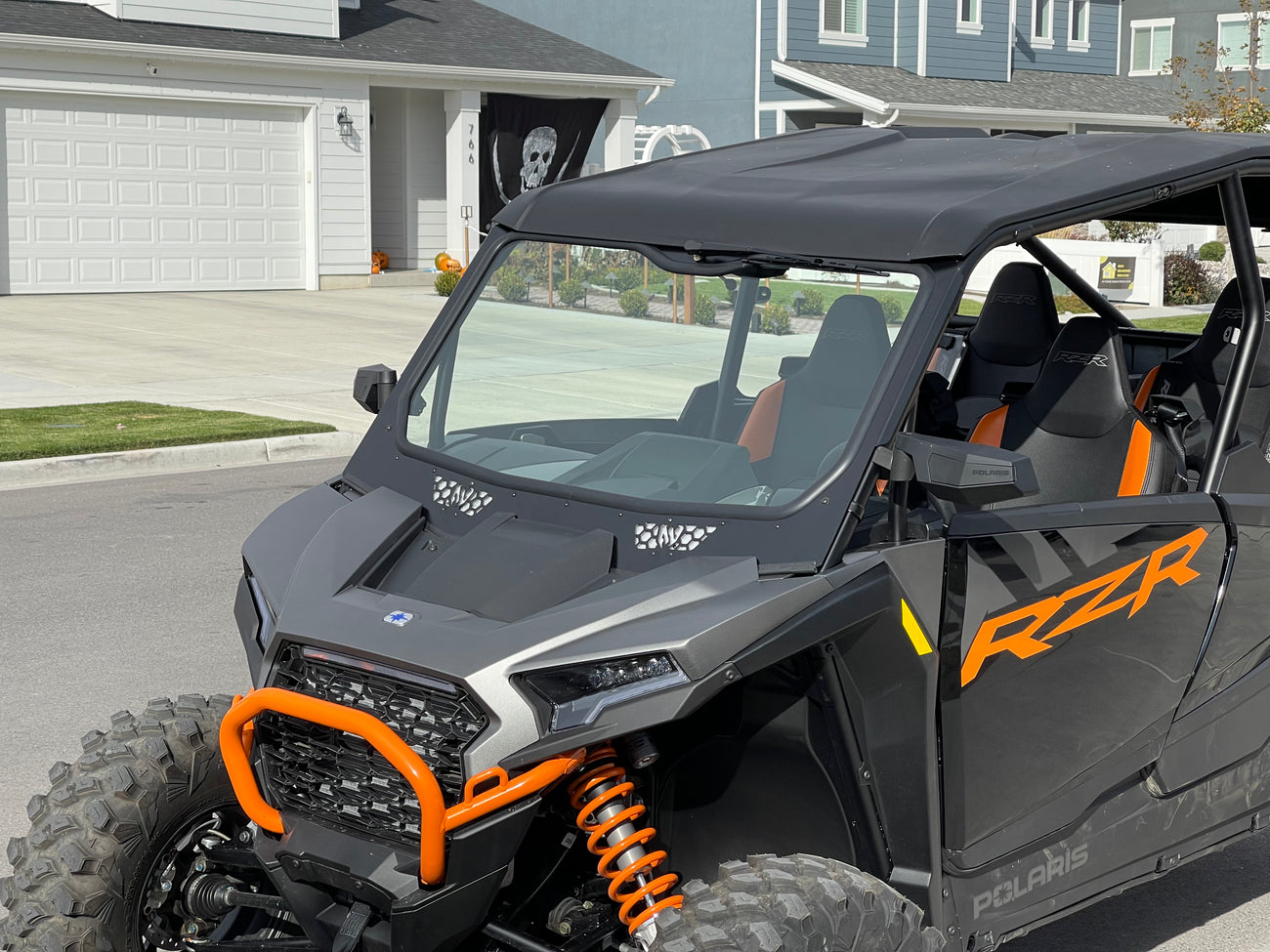 Polaris RZR XP Vented Full Glass Windshield Moto Armor