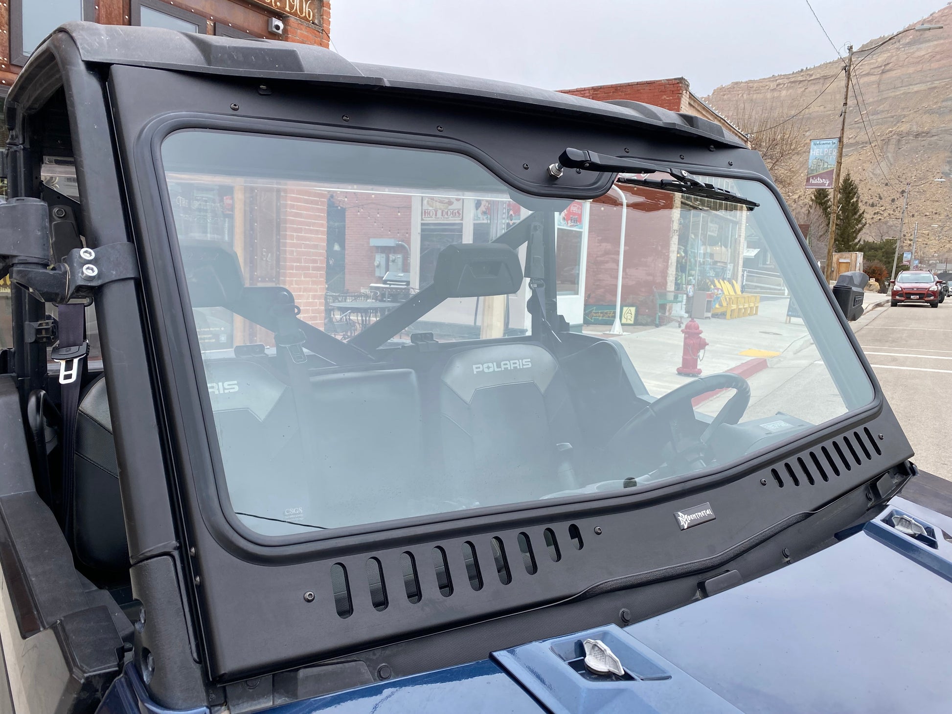 Polaris Ranger 1000 / XP 1000 Vented Glass Windshield Bent Metal Off-Road