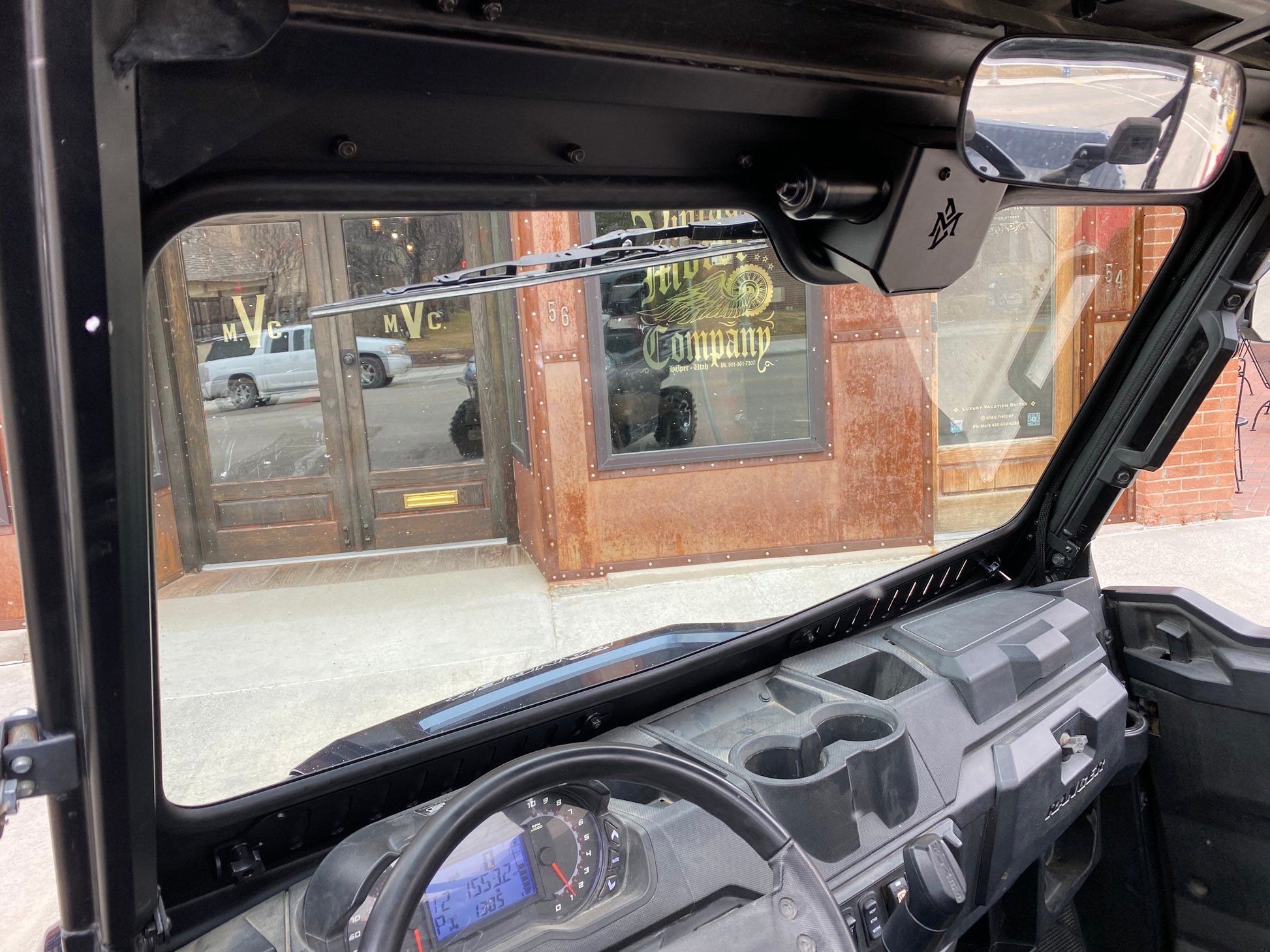 Polaris Ranger 1000 / XP 1000 Vented Glass Windshield Bent Metal Off-Road