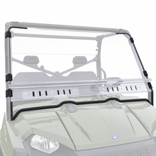 Polaris Ranger Crew 1000 2-Piece Scratch Resistant Polycarbonate Front Windshield | 3 Star UTV