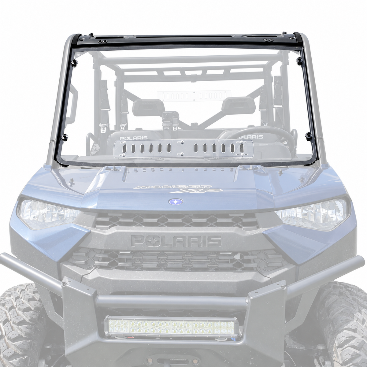 Polaris Ranger Crew 1000 Polycarbonate Front Windshield | 3 Star UTV