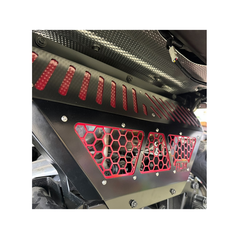 Polaris Ranger XD 1500 Exhaust cover AJK Offroad