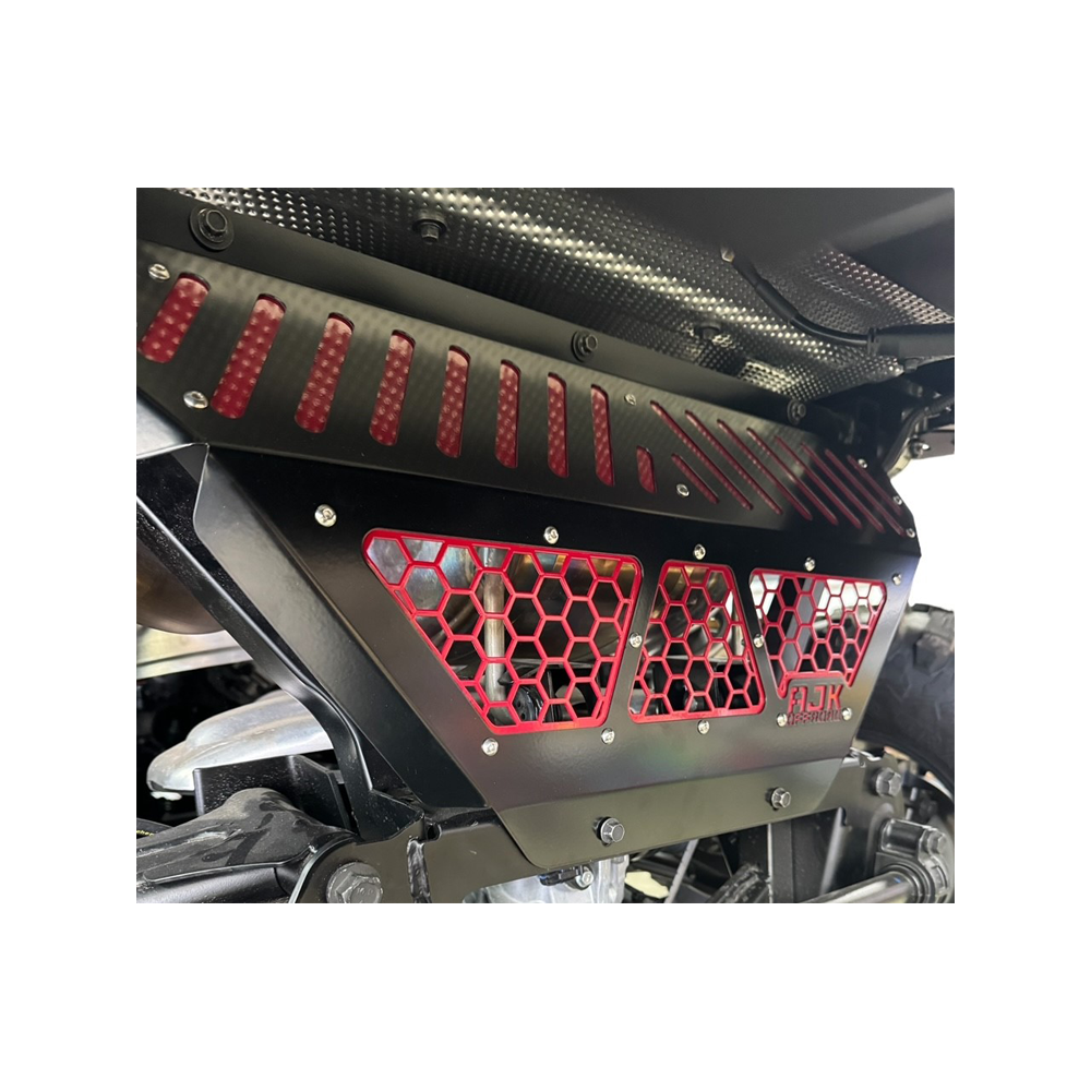 Polaris Ranger XD 1500 Exhaust cover AJK Offroad