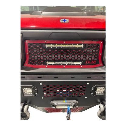 Polaris Ranger XD 1500 Front Grille with Lights AJK Offroad