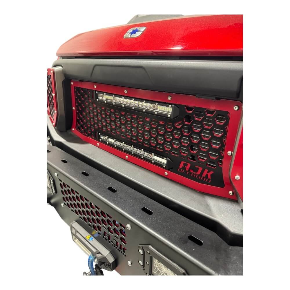 Polaris Ranger XD 1500 Front Grille with Lights AJK Offroad