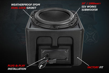 Polaris Ranger XP 1000 Ride Command V-Spec 3 Speaker Audio System SSV Works