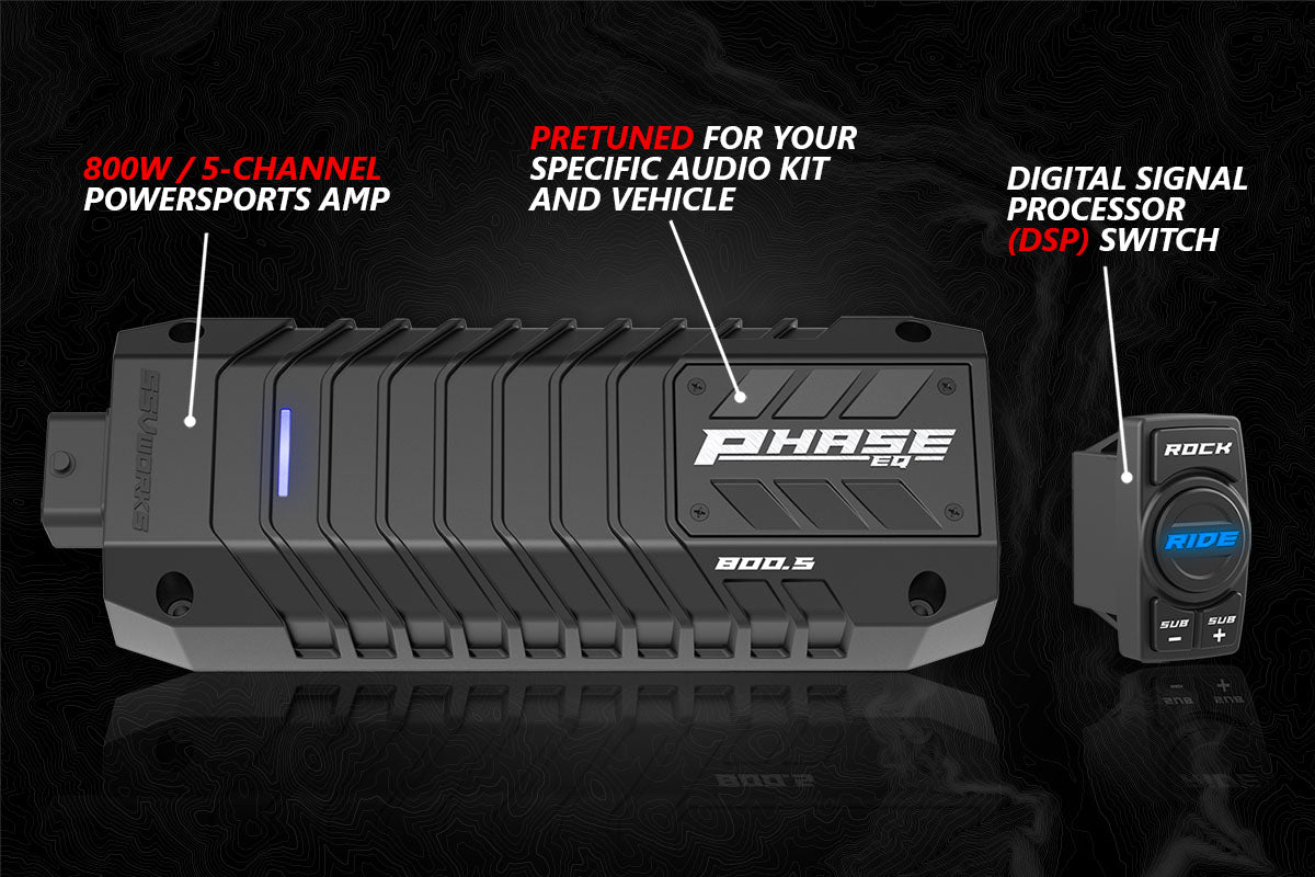 Polaris Ranger XP 1000 Ride Command V-Spec 5 Speaker Audio System SSV Works