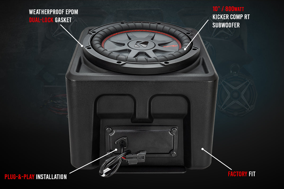 Polaris Ranger XP 1000 Underseat 10" Subwoofer SSV Works