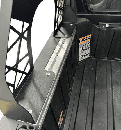 Polaris Xpedition Headache Rack 3/4 Rack  by AJK Offroad Interior of Mounting