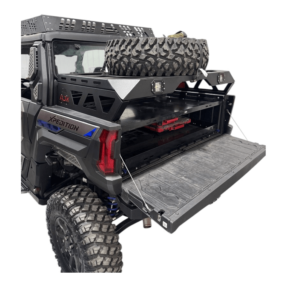 Polaris Xpedition Spare Tire Carrier / Bed Rack AJK Offroad