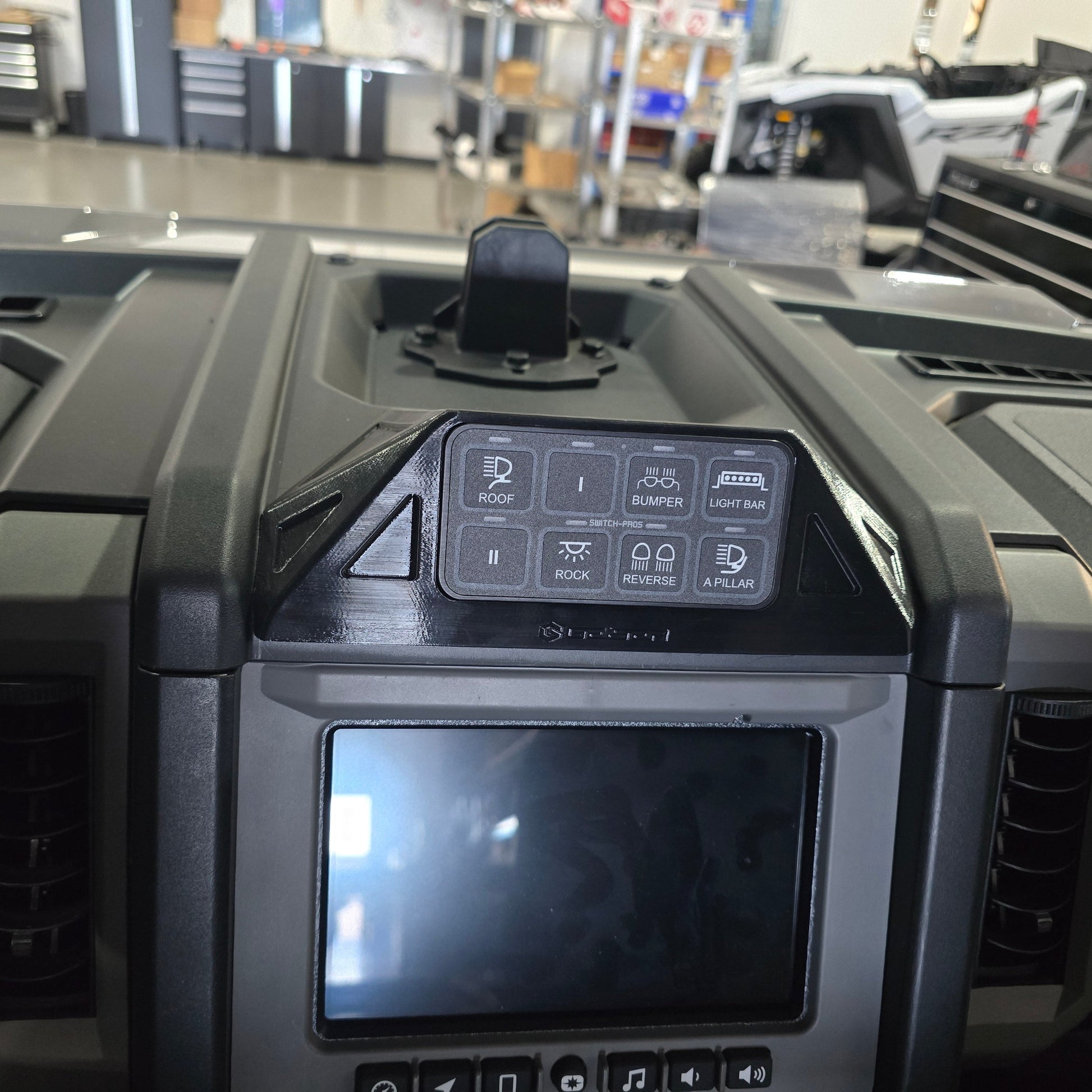 Polaris Xpedition Switch Pro Dash Mounting Bracket Geiser Performance