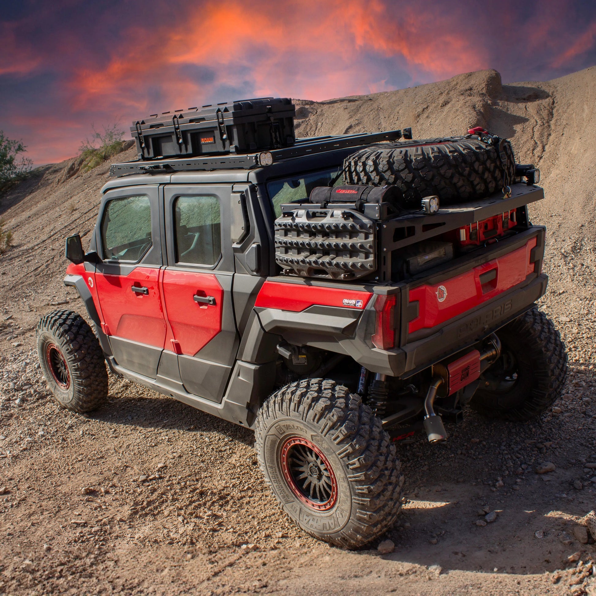 Polaris Xpedition X-Plorer Series Bed Rack System Desert