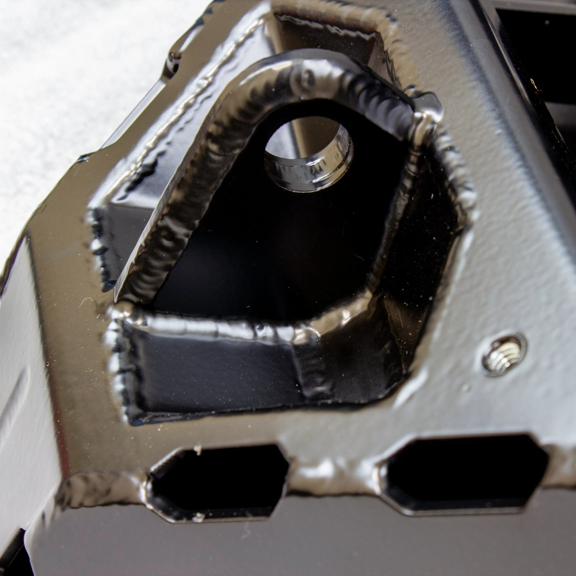Polaris Xpedition X-Plorer Series Front Bumper with Winch Mount Weld Close Up