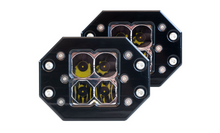 Quattro Flush Mount Clear LED Pod Lights (Pair) Heretic