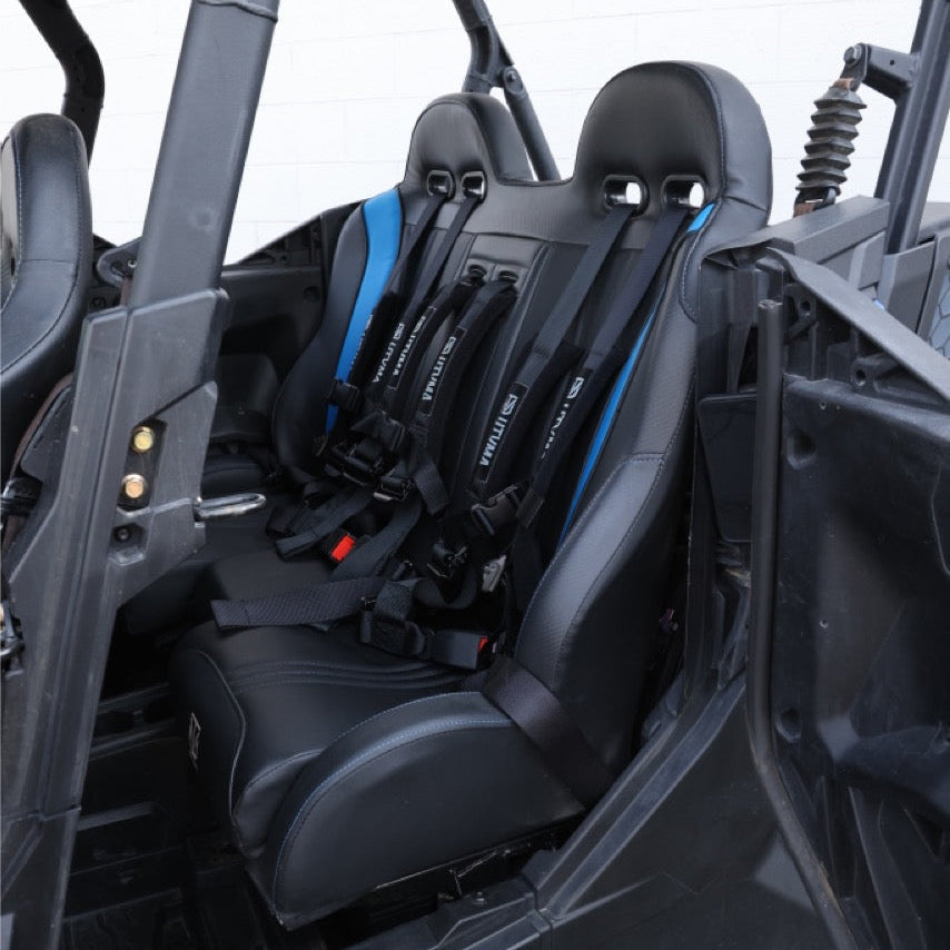 Can-Am Commander MAX (2021+) Rear Bench Seat with Harnesses | UTVMA
