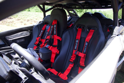 "REBEL" Series Pair of Front Suspension Bucket Seats Maverick R 2 or 4 Seater (2024+)