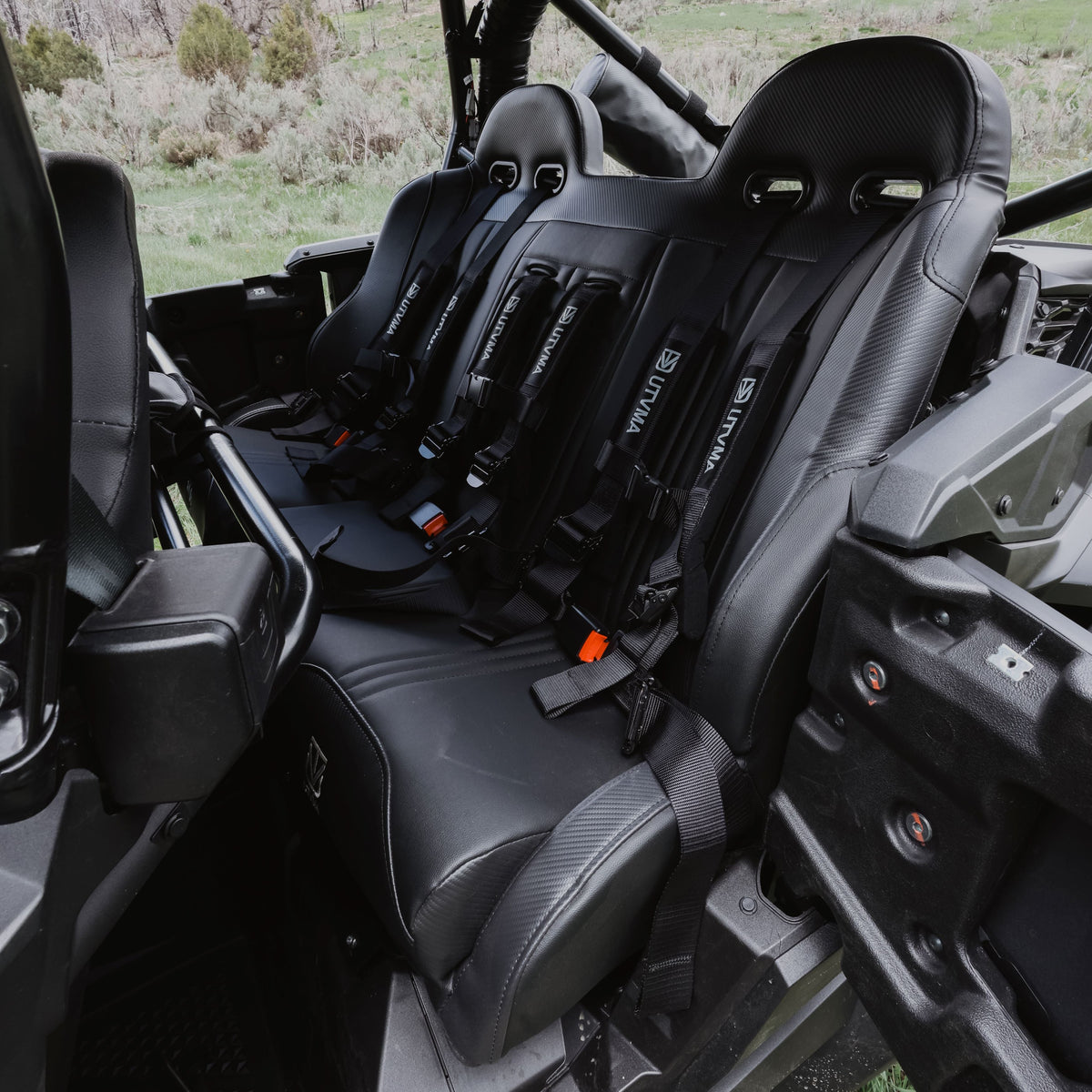 Honda Talon Rear Bench Seat with Harnesses | UTVMA