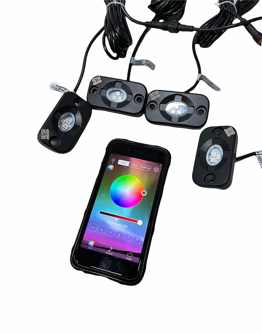 RGB LED Color Changing Rock Lights GGLighting
