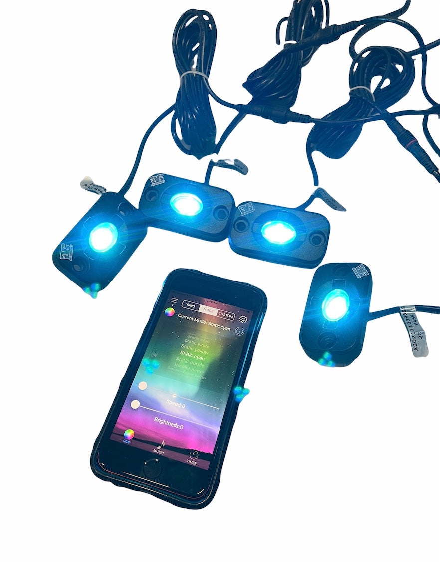 RGB LED Color Changing Rock Lights GGLighting
