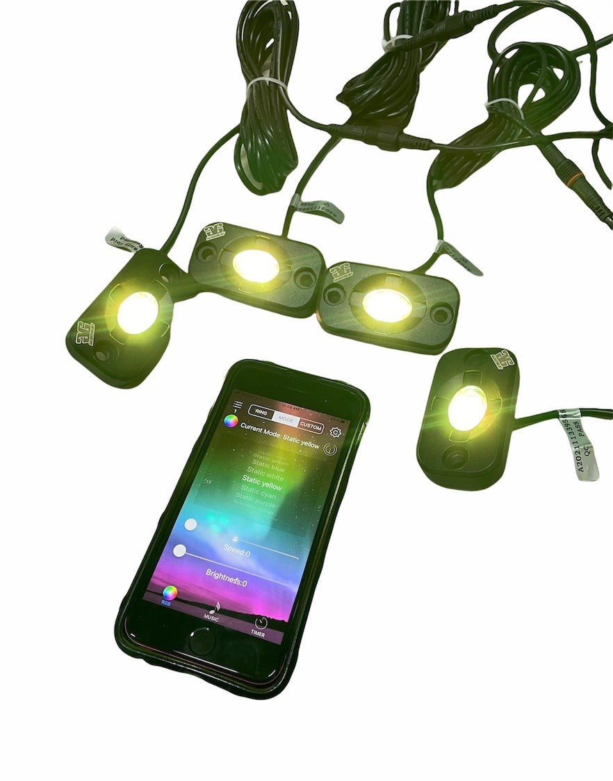 RGB LED Color Changing Rock Lights GGLighting