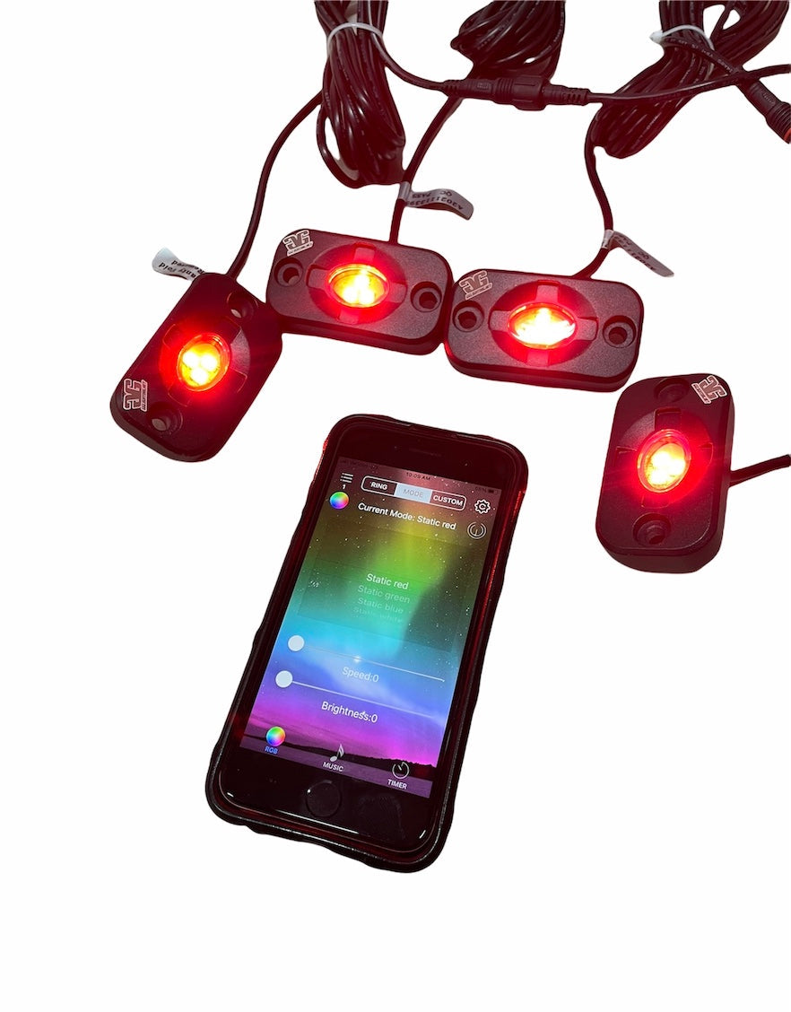 RGB LED Color Changing Rock Lights GGLighting