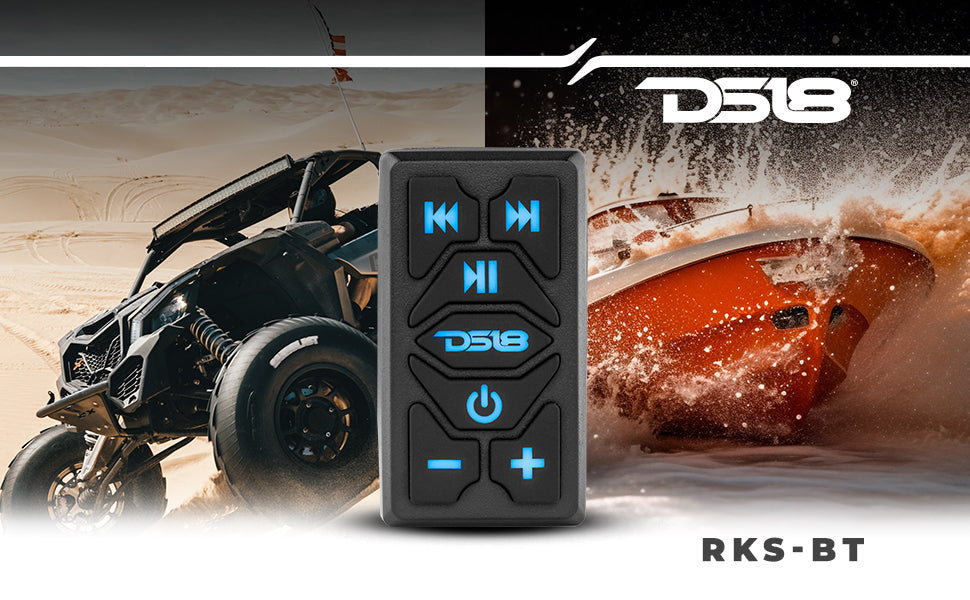 Rocker Switch Bluetooth Audio Receiver With Controls SxS Off-Road - Top View | DS18